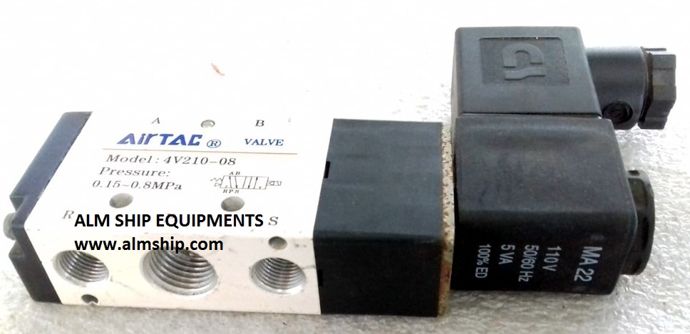 AIRTAC 4V210-08 SOLENOID VALVE WITH-OUT BOX